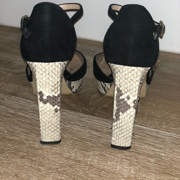 Diane Von Furstenberg Platform with Python Detail - Picture 3 of 4